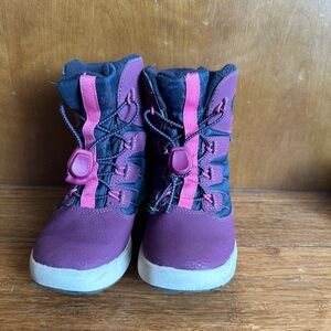 MERREL Kids' Purple and Pink Snow Boots